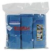 Wypall Microfiber Cloths, Reusable, 15-3/4" x 15-3/4", Blue, PK24 KCC 83620